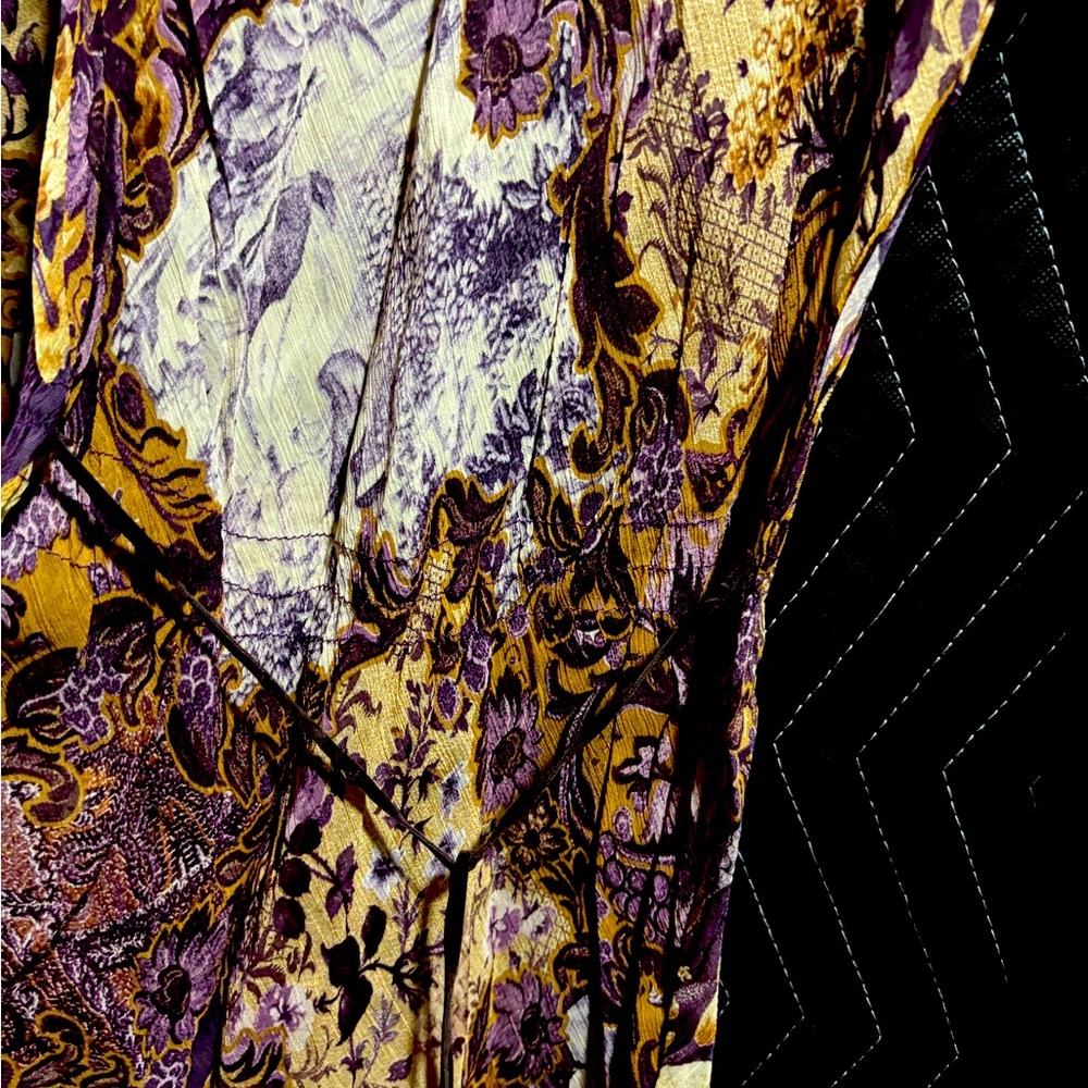 Authentic Sharagano blouse made in France 100% Rayon sustainable fabric